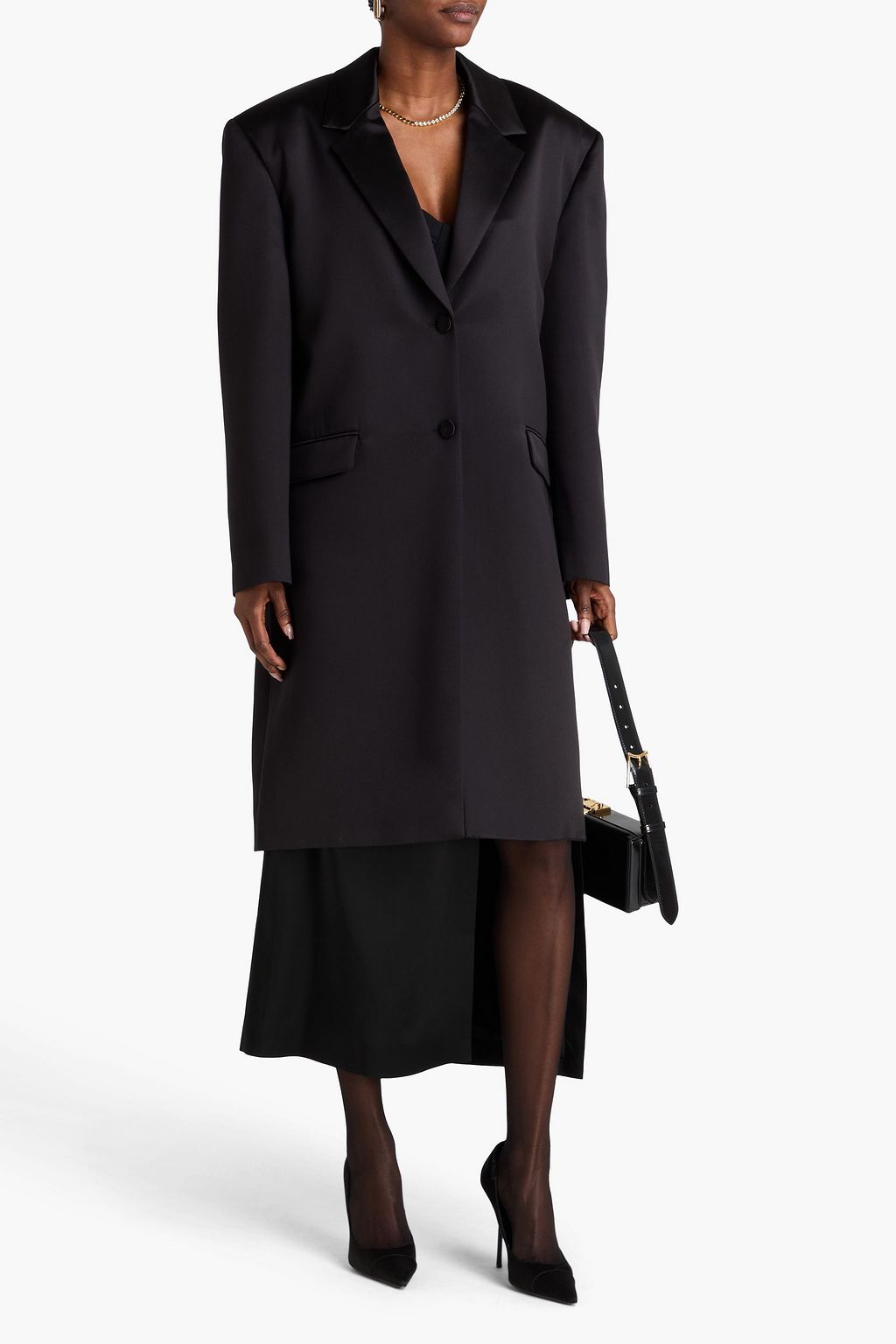 MAGDA BUTRYM Duchesse silk-satin coat