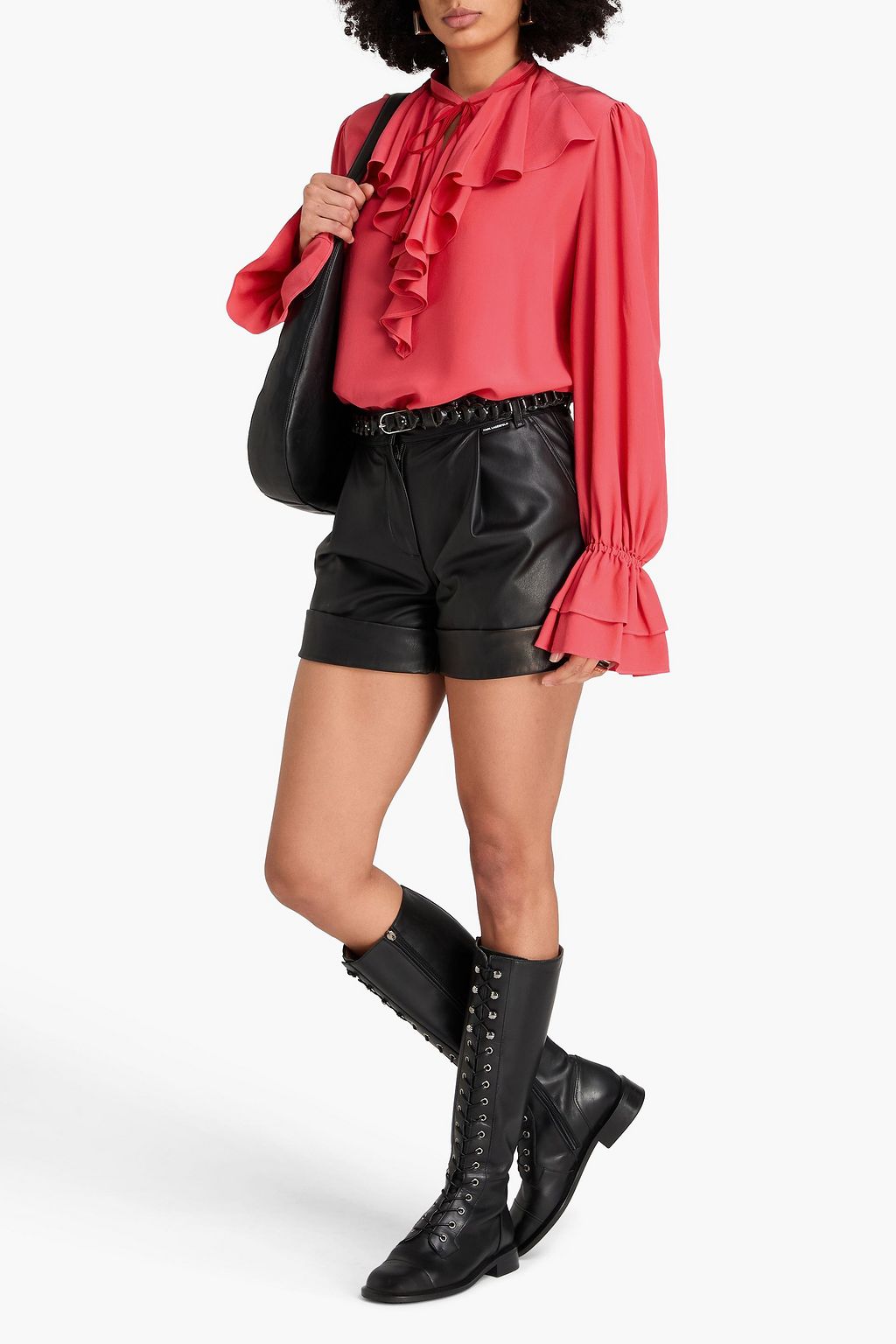 ETRO Bluse aus Crêpe de Chine aus Seide mit Rüschen