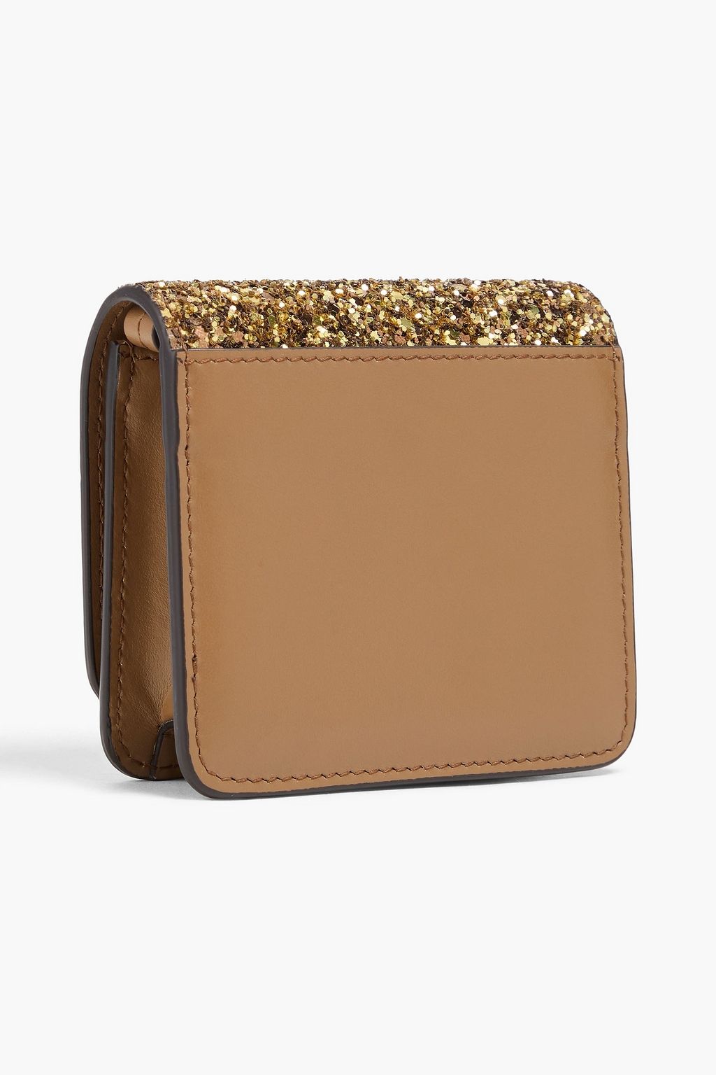 MAISON MARGIELA Glittered leather and satin wallet