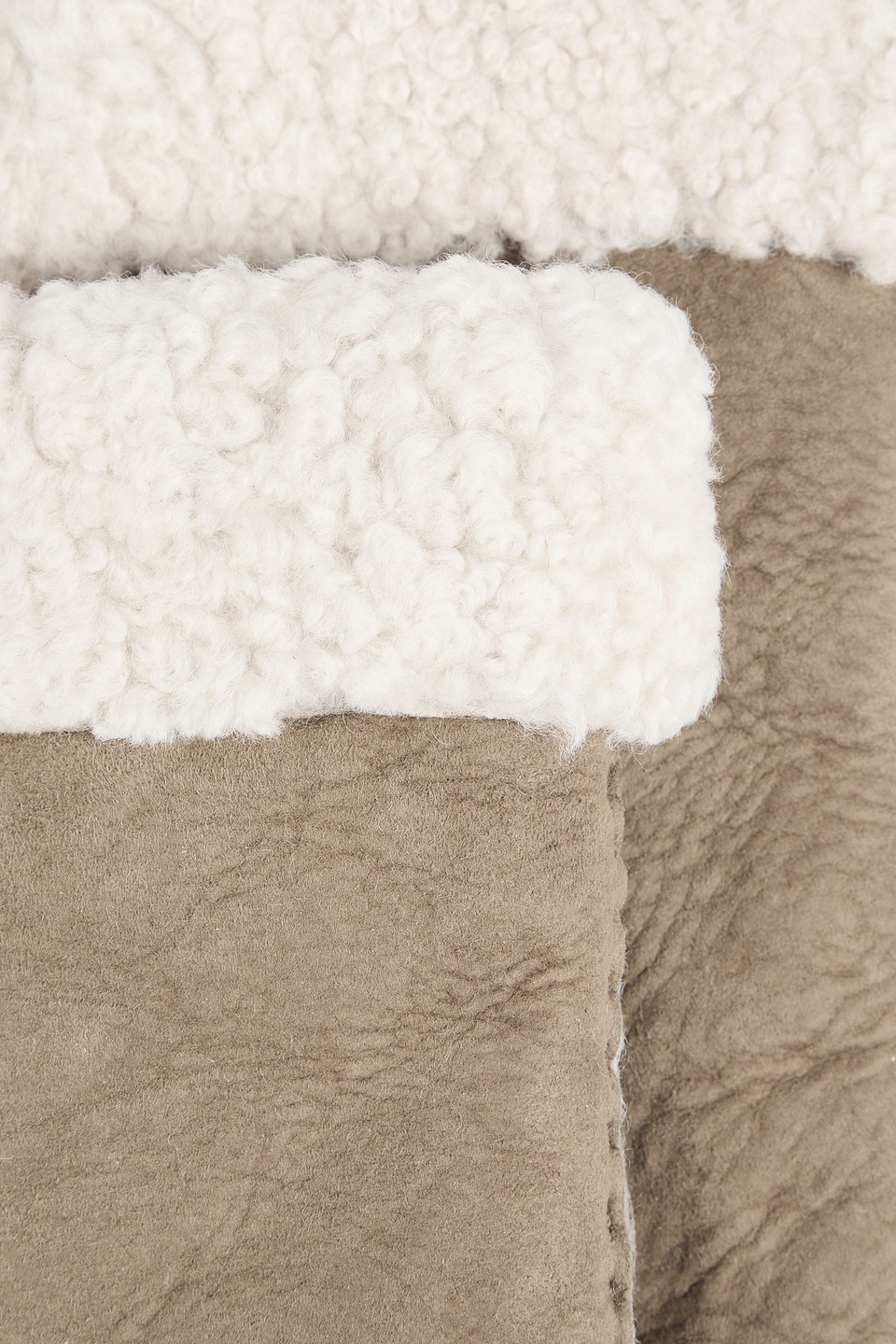  Isabel Marant - Fäustlinge Aus Shearling - Braun - I 