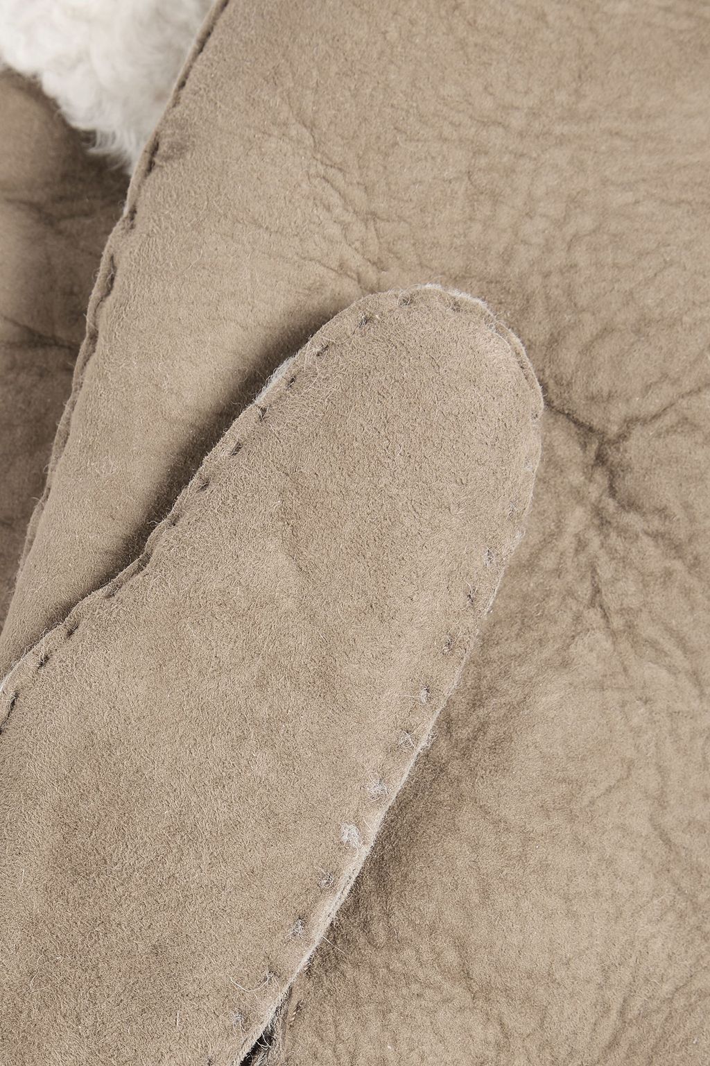 ISABEL MARANT Shearling mittens