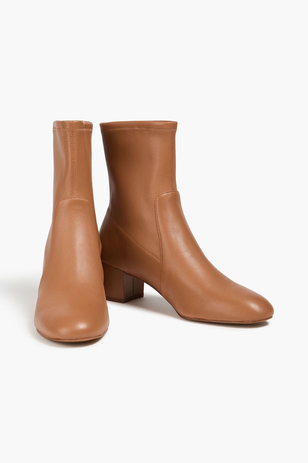 STUART WEITZMAN Stretch-leather sock boots