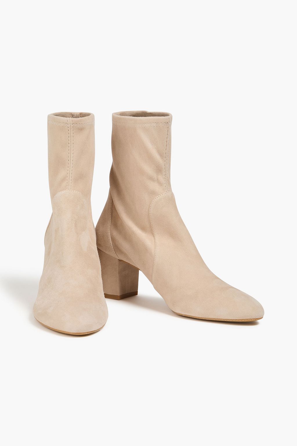STUART WEITZMAN Stretch-suede ankle boots