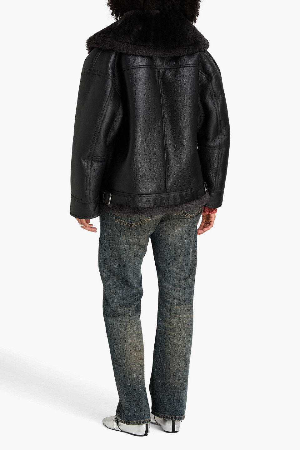  Acne Studios - Shearling Jacket - Black - De 32 