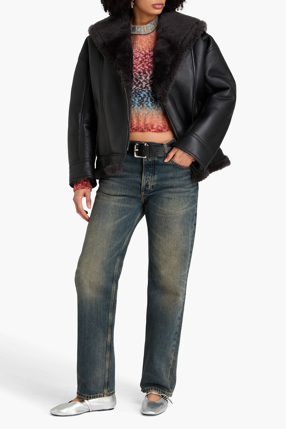  Acne Studios - Shearling Jacket - Black - De 32 