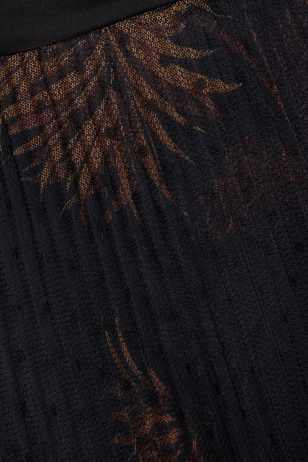 ETRO Layered printed point d'esprit maxi skirt