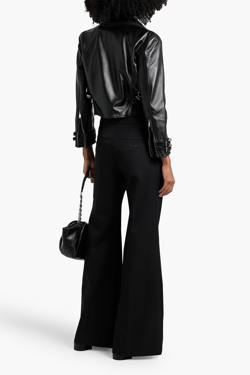 GIVENCHY Wool and mohair-blend flared pants