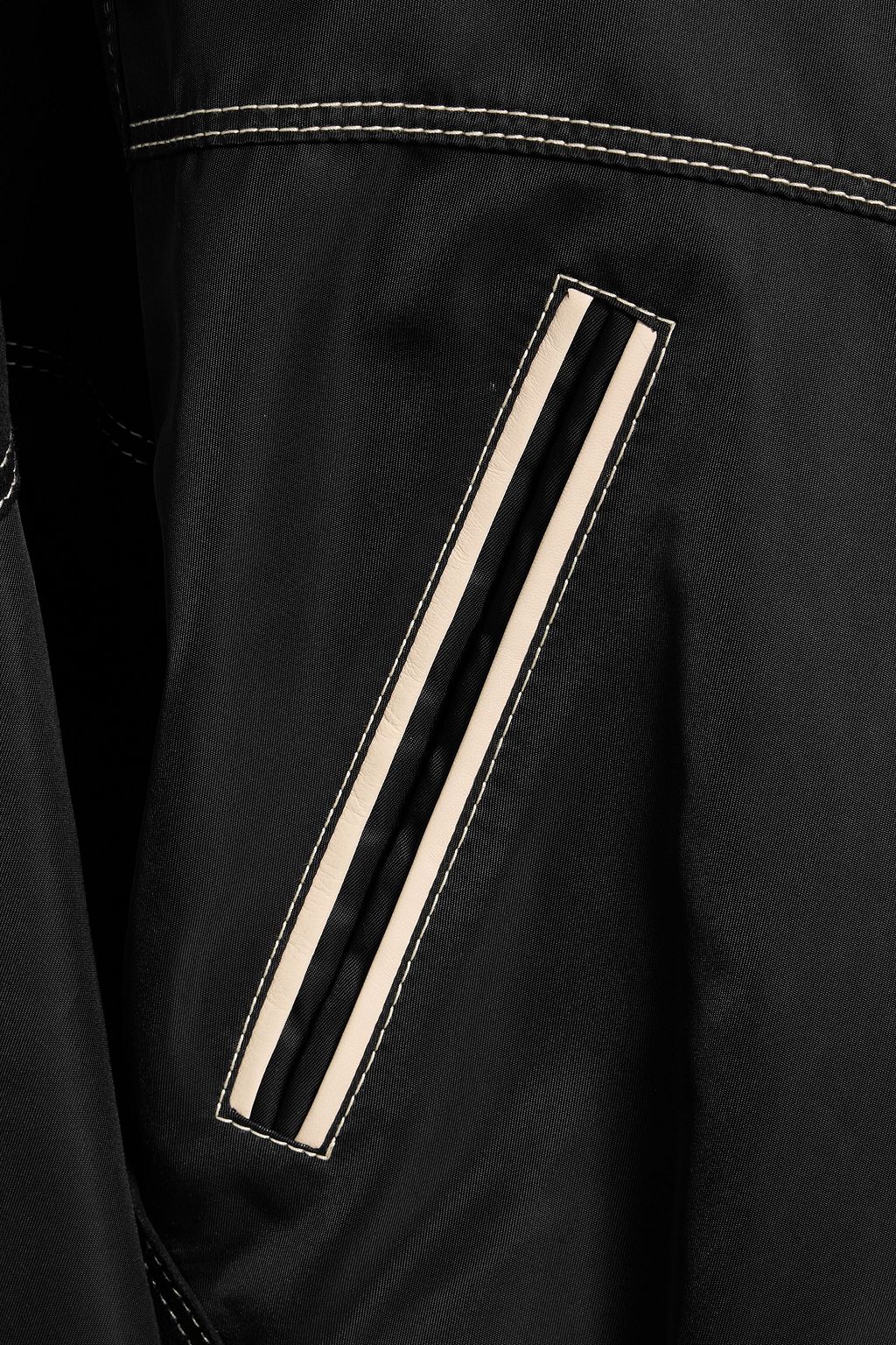 GIVENCHY Suede-paneled twill bomber jacket