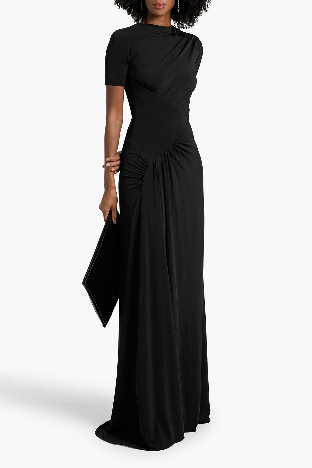 GIVENCHY Ruched stretch-jersey maxi dress