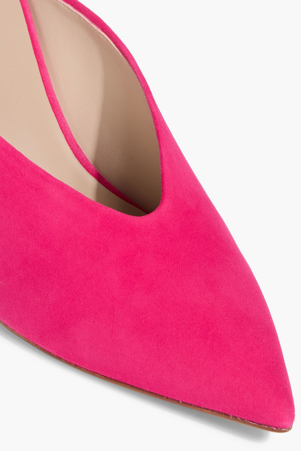 Stuart Weitzman Lula Pointed Toe Pump In Pink