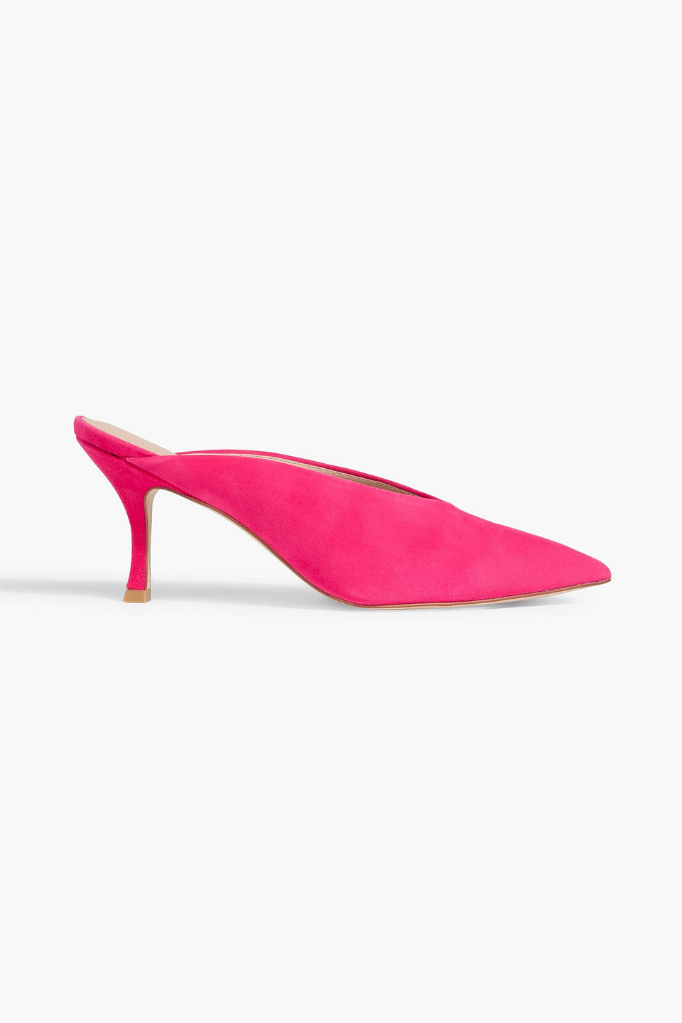 Stuart Weitzman Lula Pointed Toe Pump In Pink