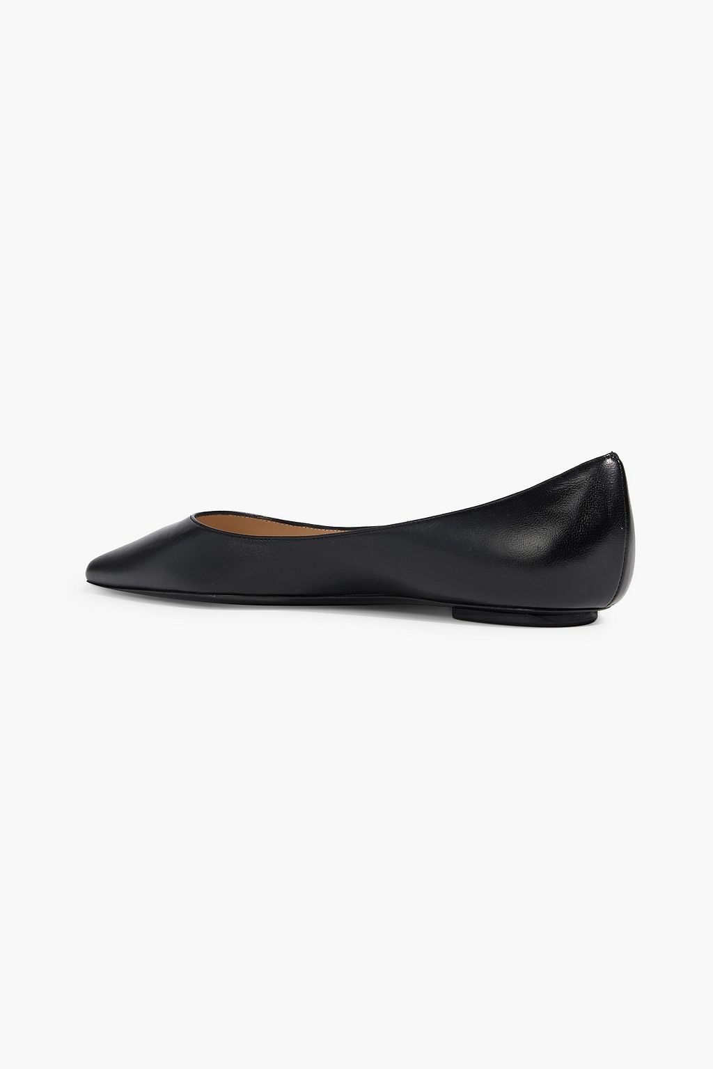 STUART WEITZMAN Emilia leather point-toe flats
