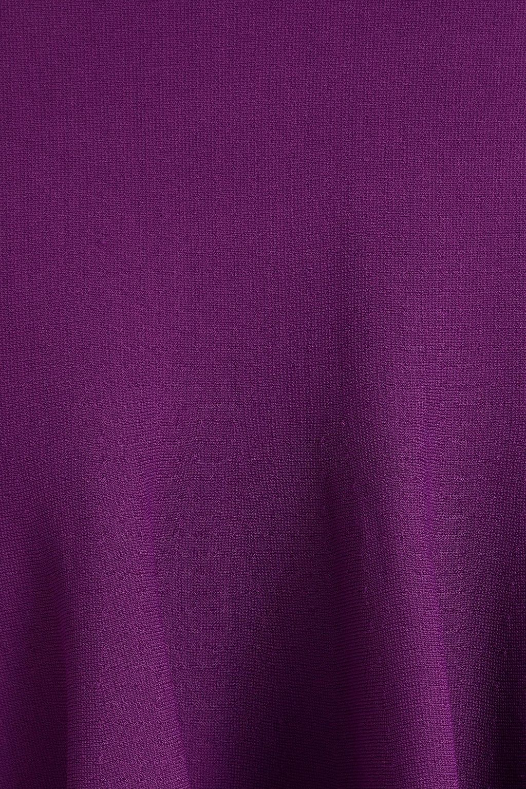 STELLA MCCARTNEY تنورة متوسطة الطول من نسيج محبوك بحواف واسعة