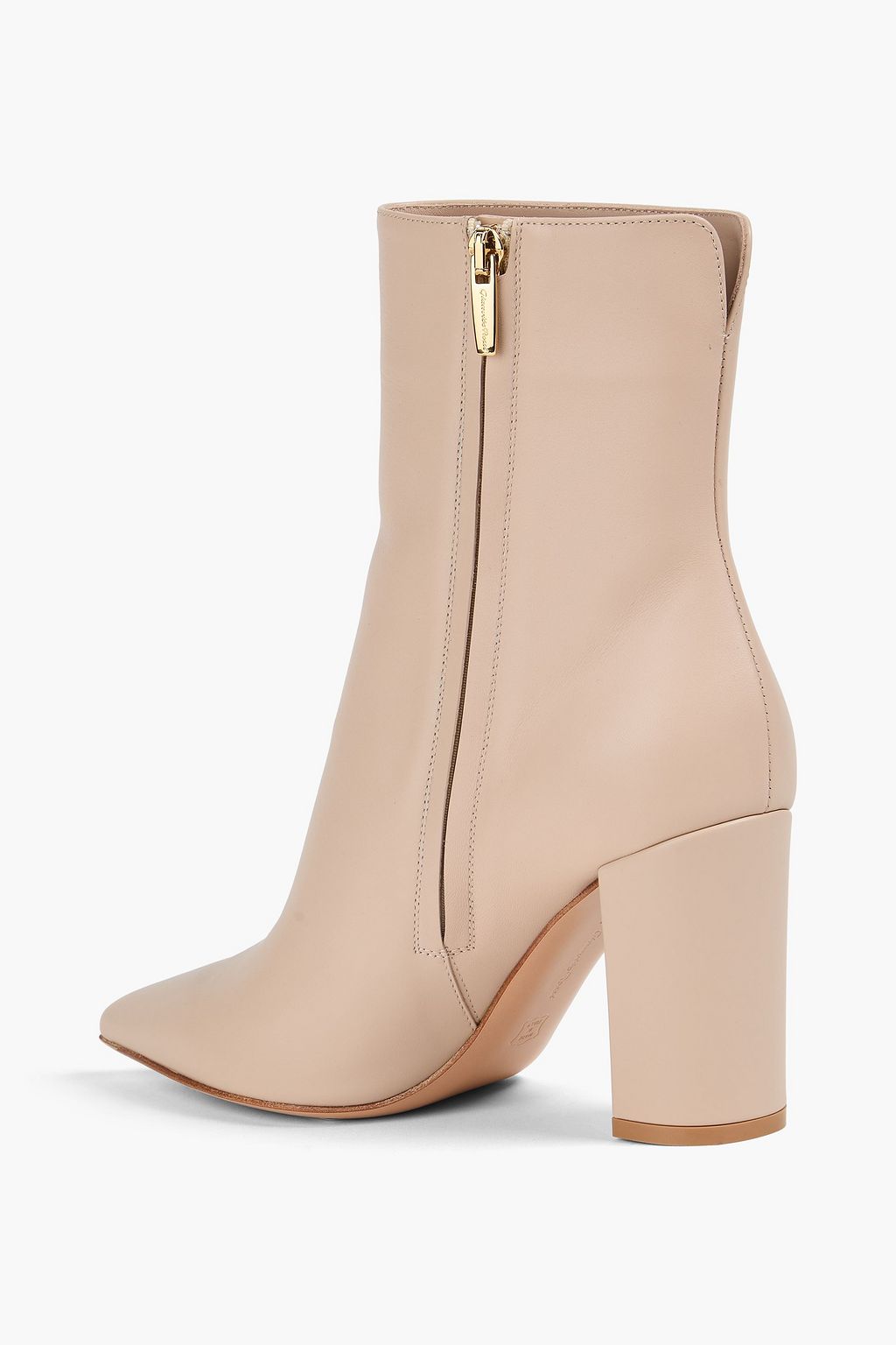 GIANVITO ROSSI Lyell leather ankle boots
