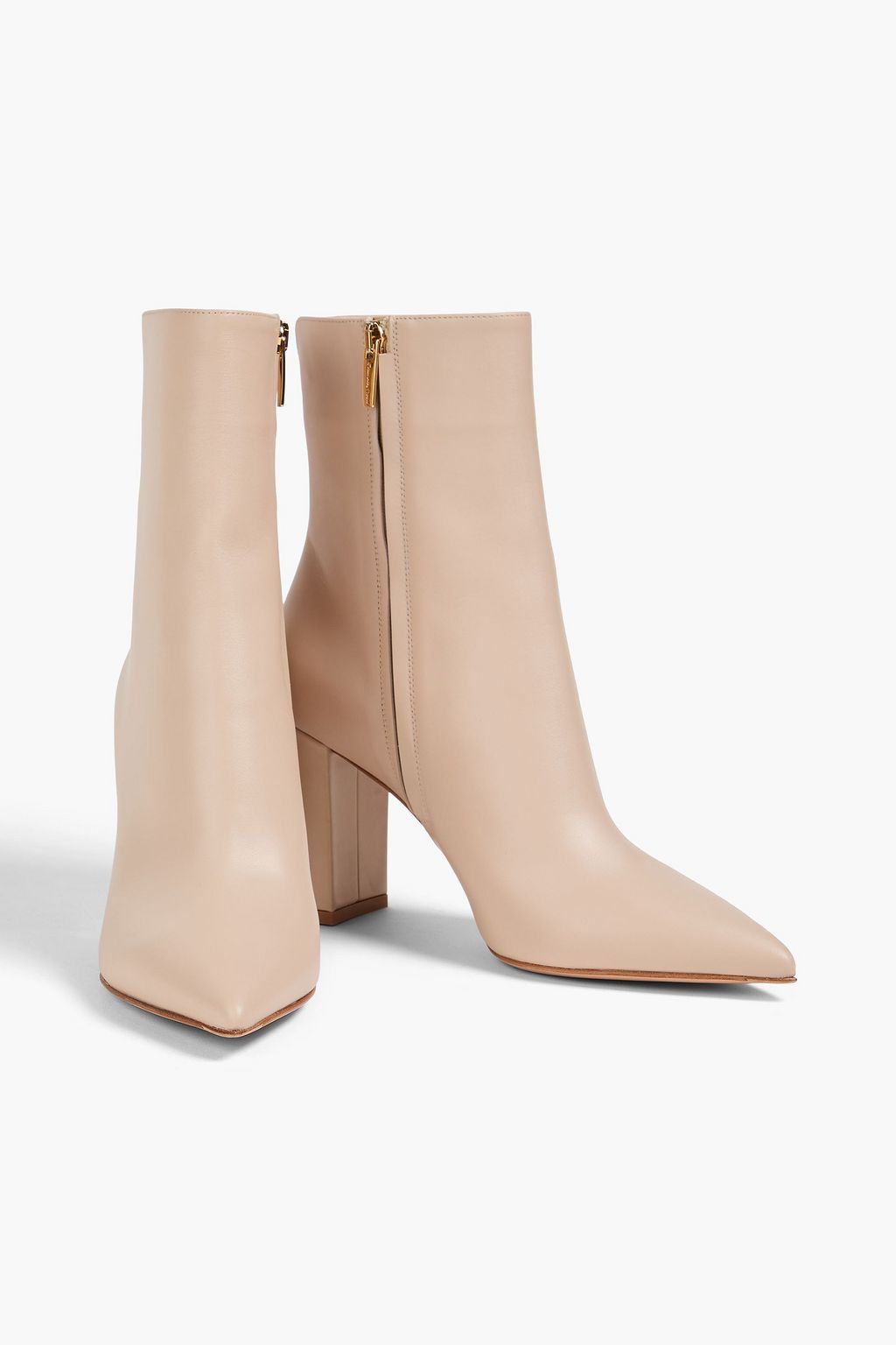 GIANVITO ROSSI Lyell leather ankle boots