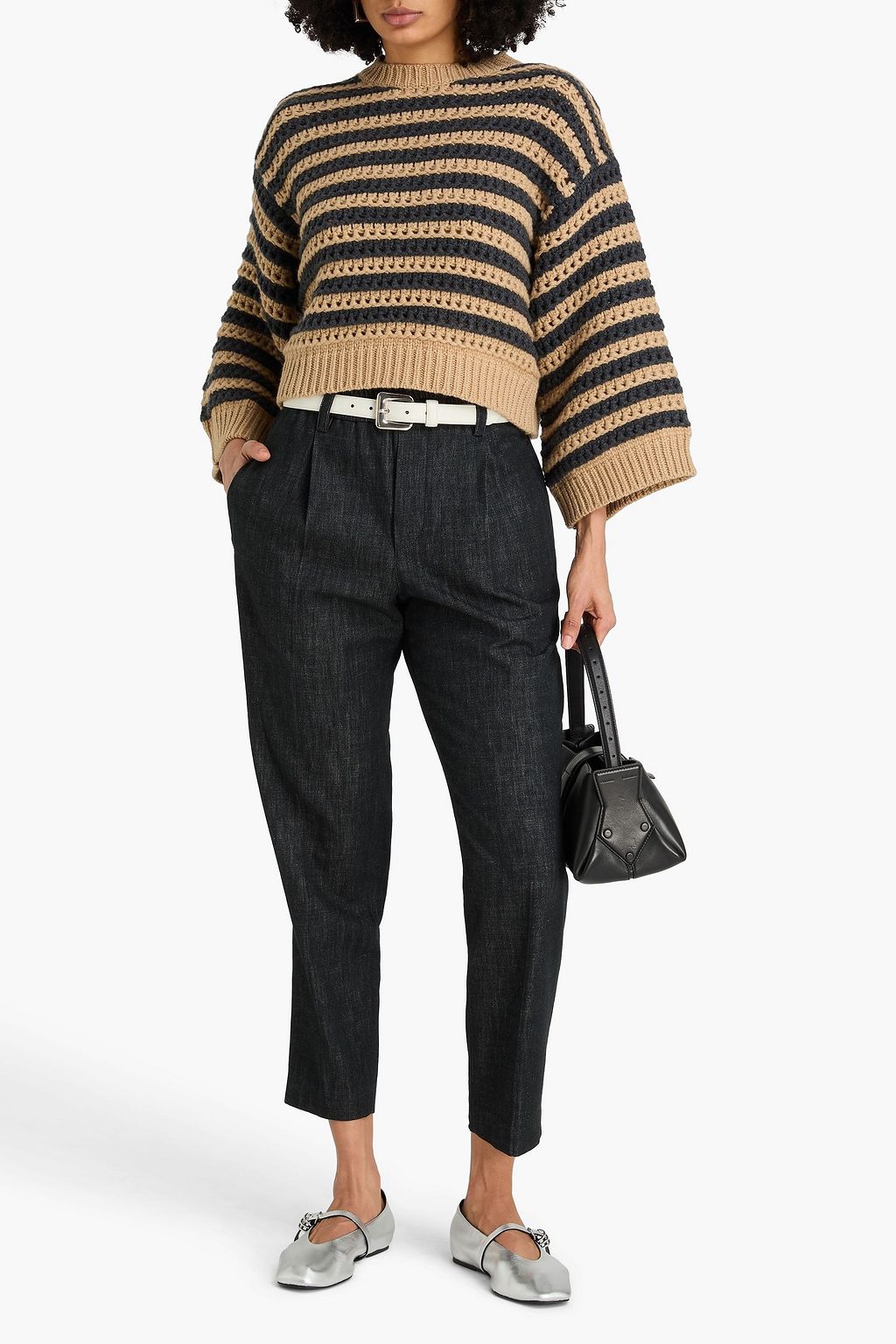 BRUNELLO CUCINELLI Karottenhose aus Baumwoll-Chambray