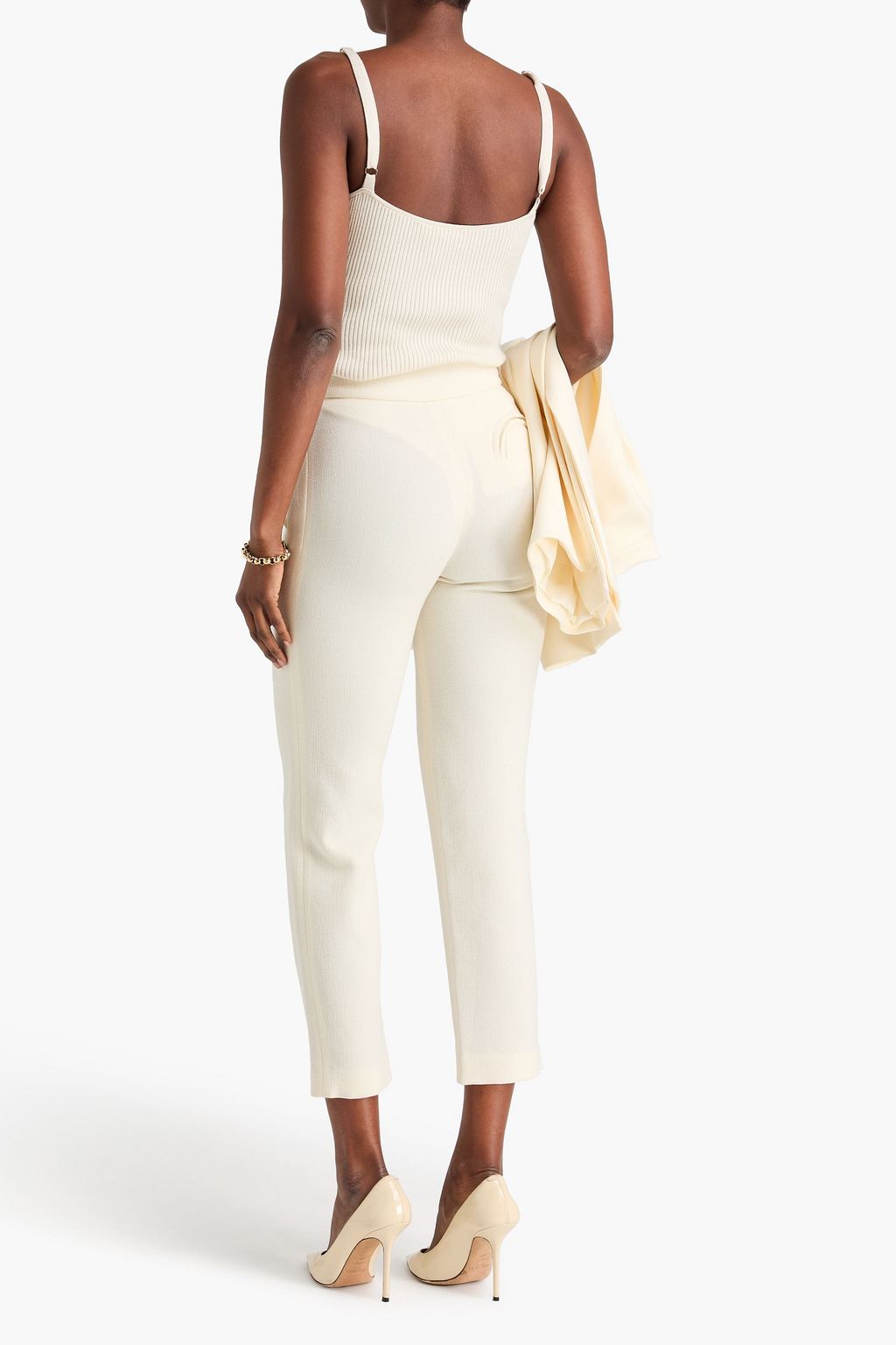 BLAZÉ MILANO Wool-crepe tapered pants