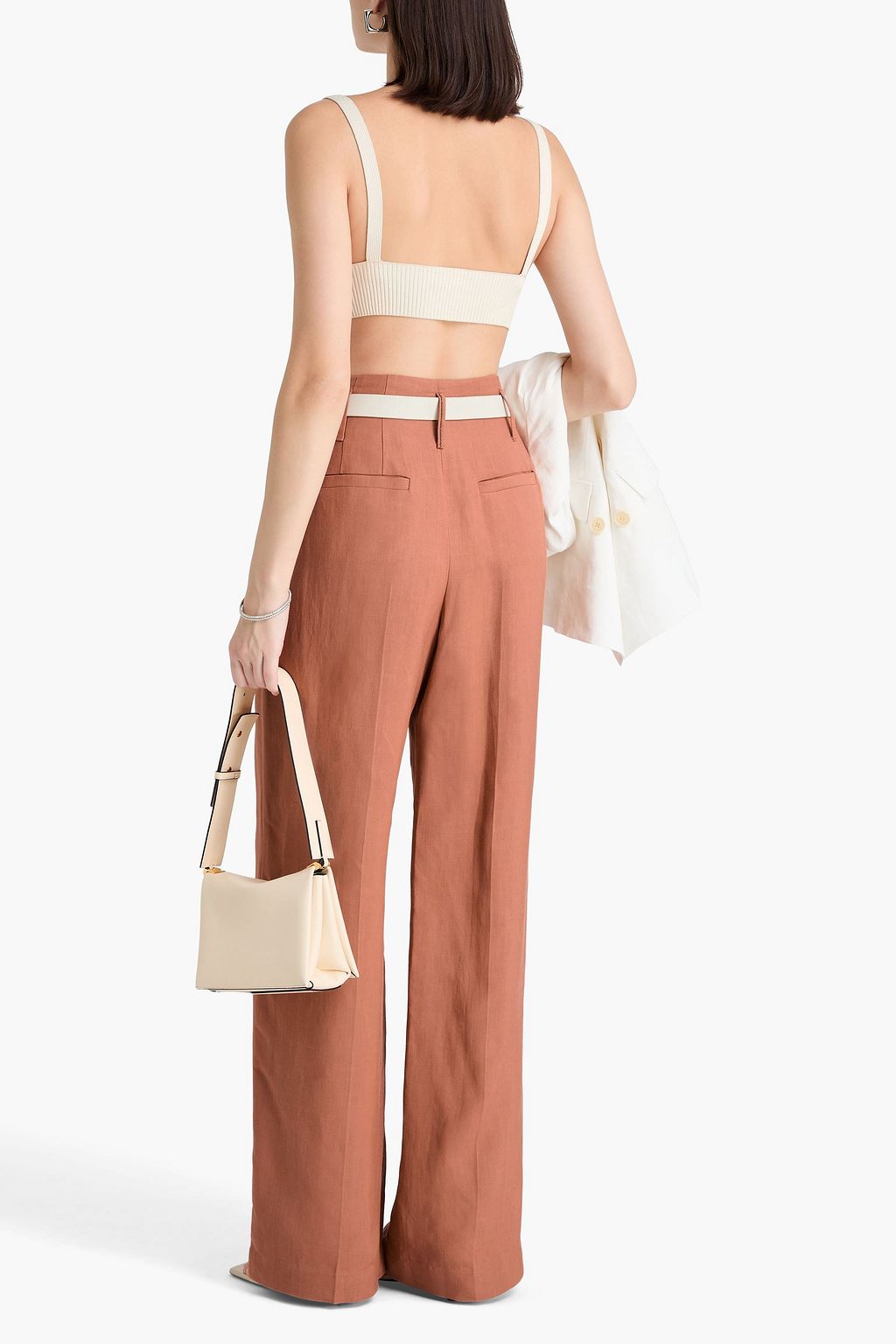 BRUNELLO CUCINELLI Twill wide-leg pants