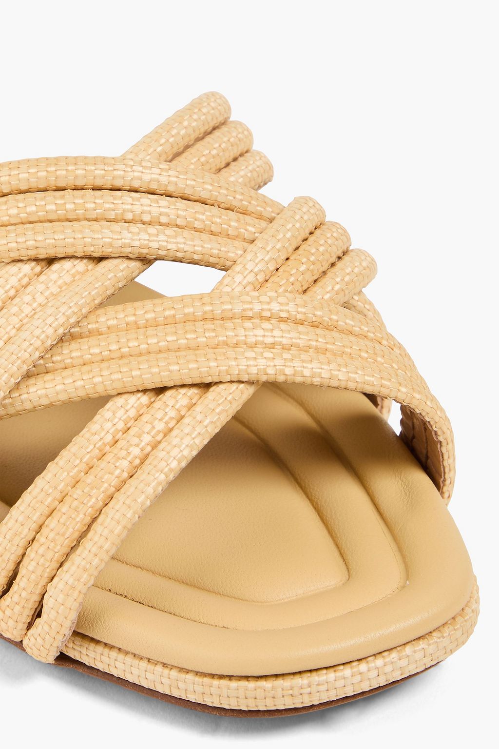 AQUAZZURA Oahu raffia sandals