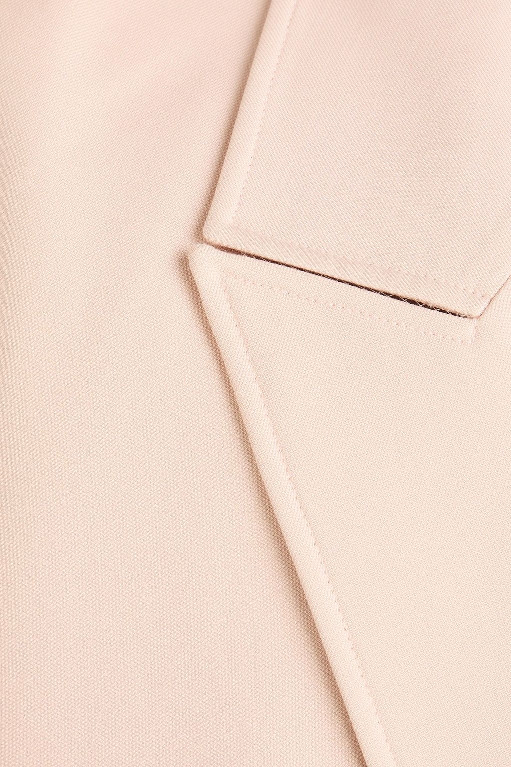 JIL SANDER Double-breasted cotton-twill blazer