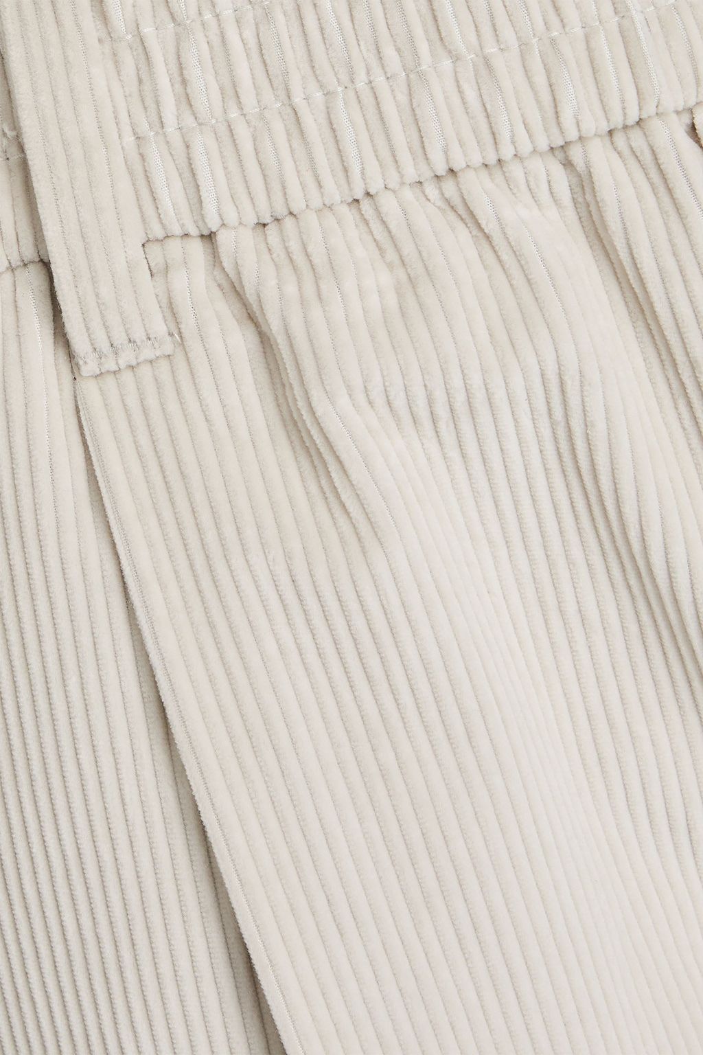 BRUNELLO CUCINELLI コットンコーデュロイ テーパードパンツ ビーズ付き