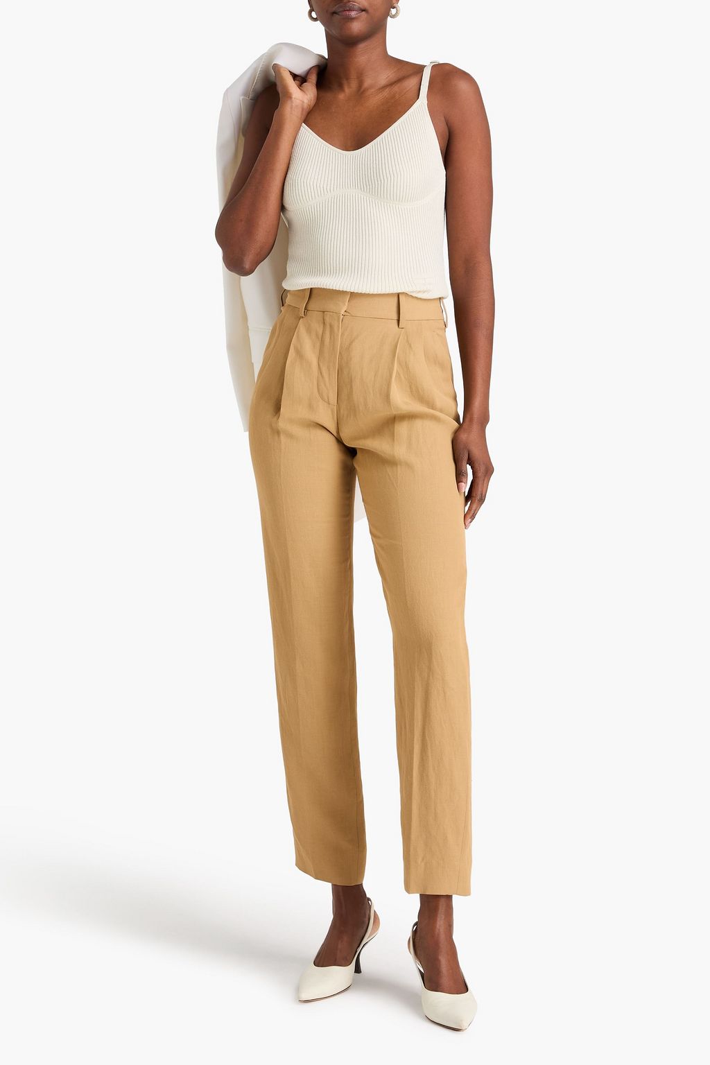 BLAZÉ MILANO Twill tapered pants