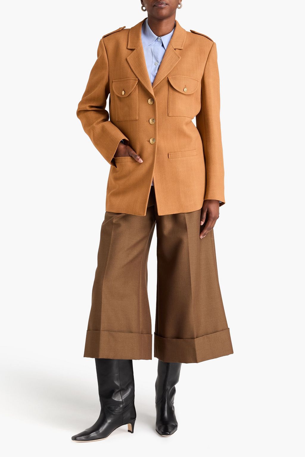 BLAZÉ MILANO Santana grain de poudre blazer