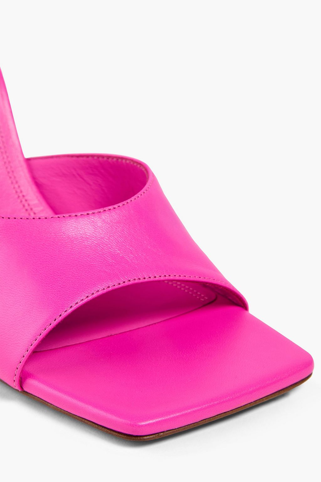 AMINA MUADDI حذاء ميول «لورا» من الجلد