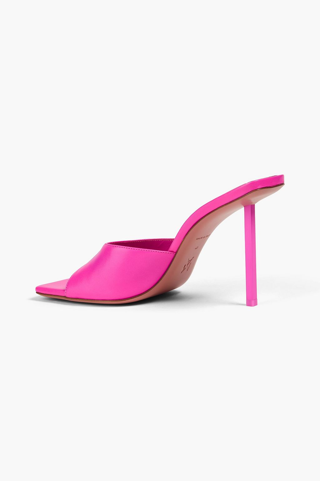 AMINA MUADDI حذاء ميول «لورا» من الجلد