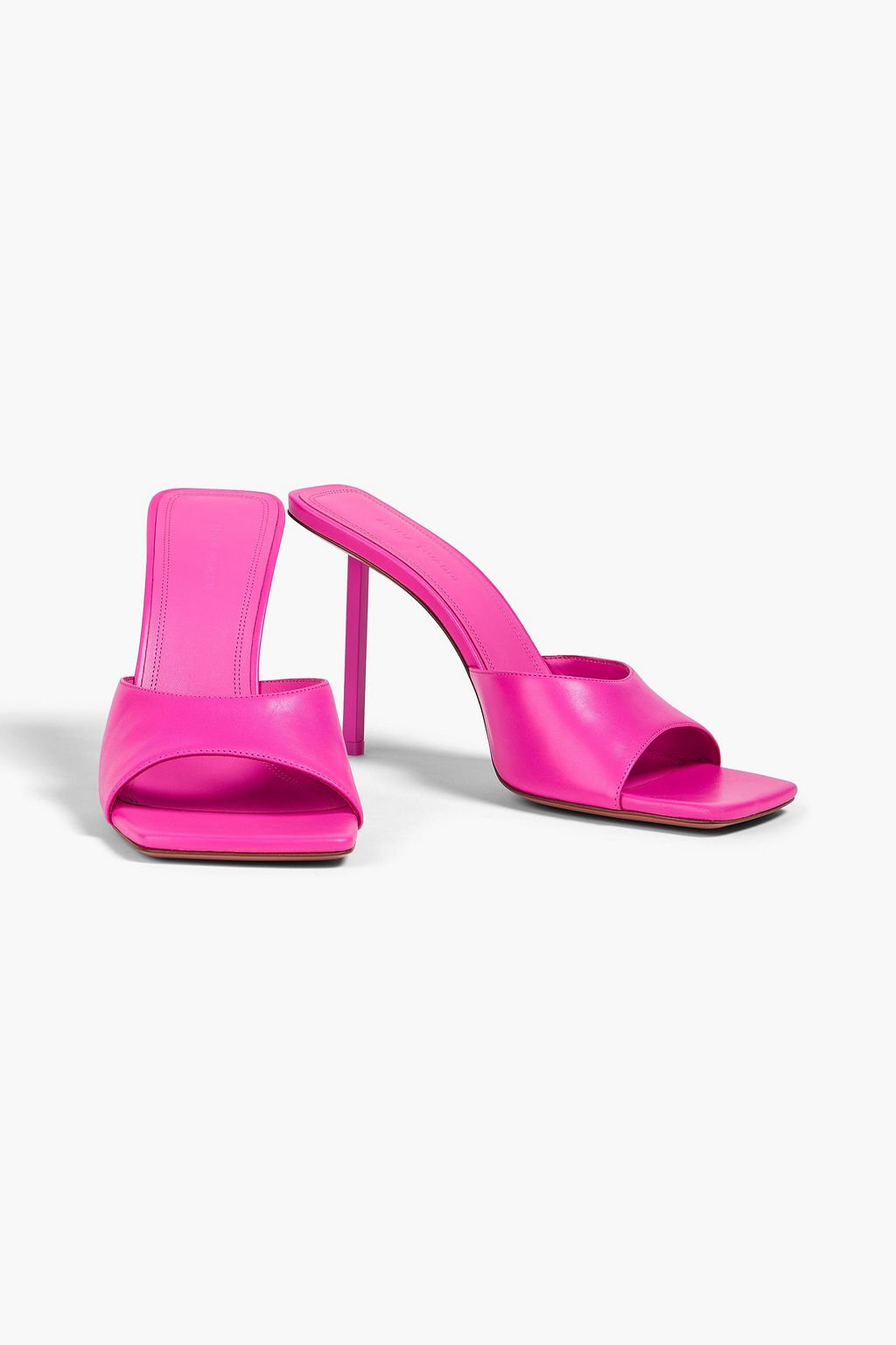 AMINA MUADDI حذاء ميول «لورا» من الجلد