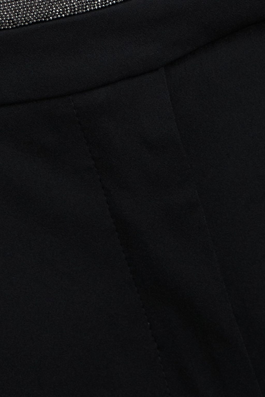 BRUNELLO CUCINELLI Bead-embellished satin-crepe maxi skirt