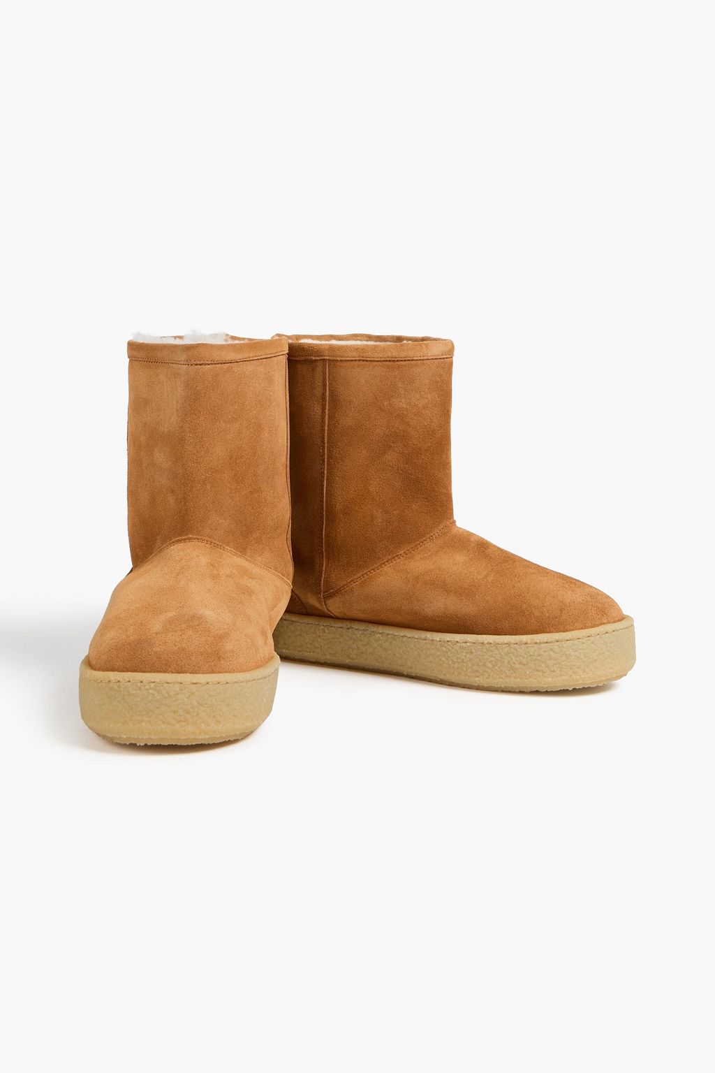 ISABEL MARANT Frieze shearling platform snow boots