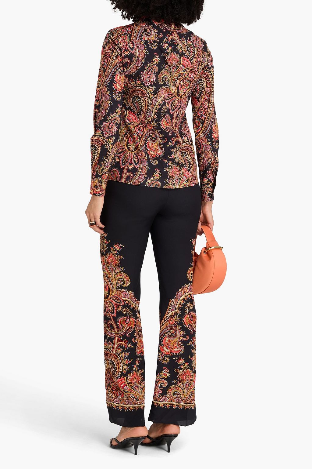 ETRO Paisley-print cotton-blend poplin shirt