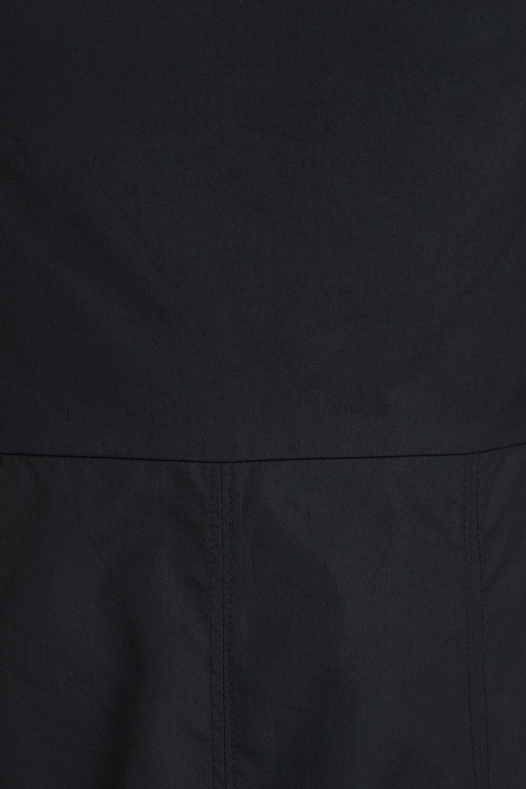 ROLAND MOURET One-shoulder cotton-poplin midi dress