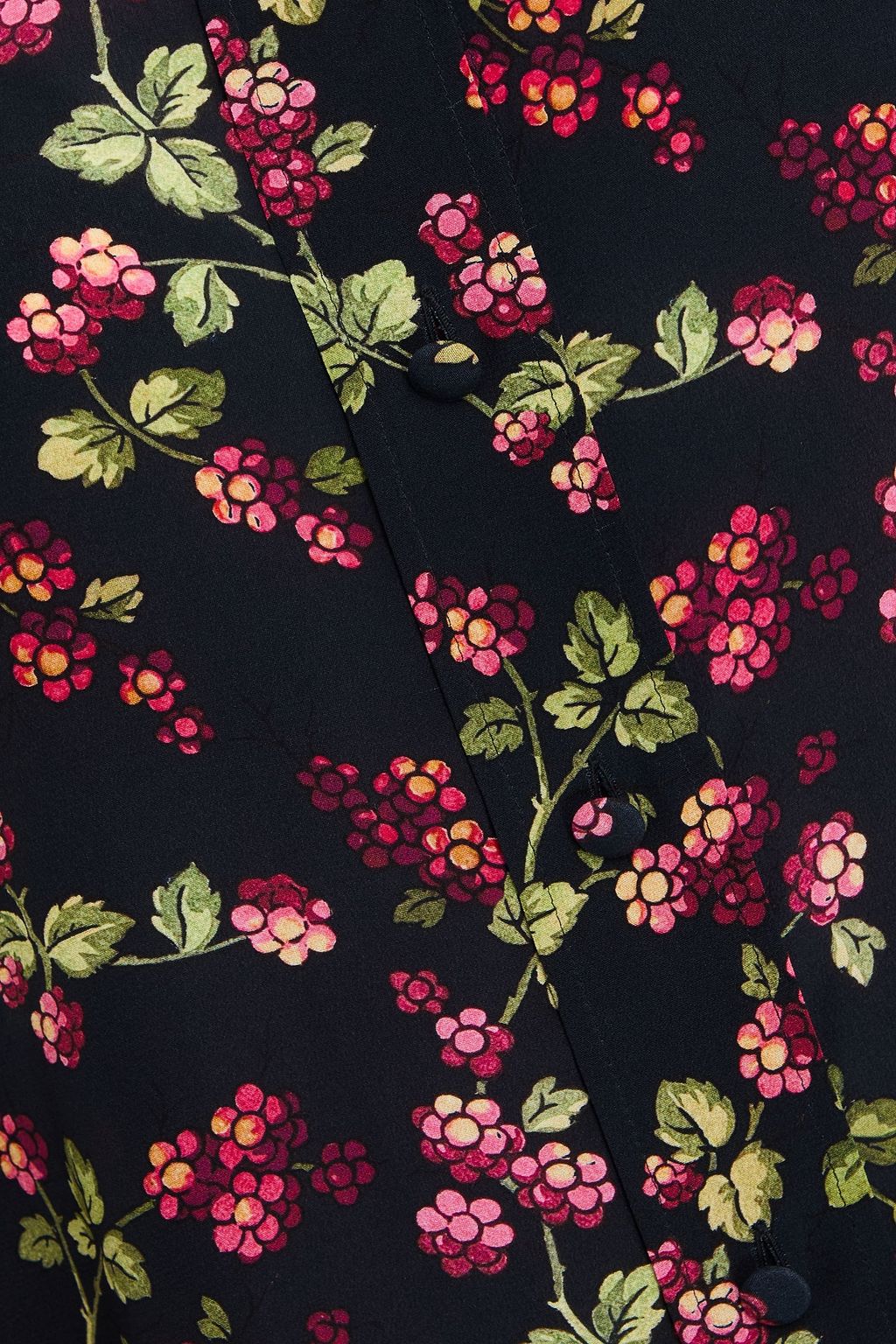 ETRO Bedrucktes Hemd aus Crêpe de Chine aus Seide