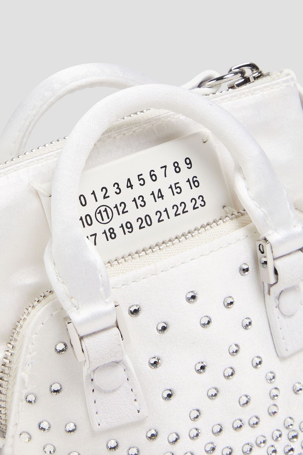 MAISON MARGIELA 5AC Cinema Inferno Baby crystal-embellished satin shoulder bag