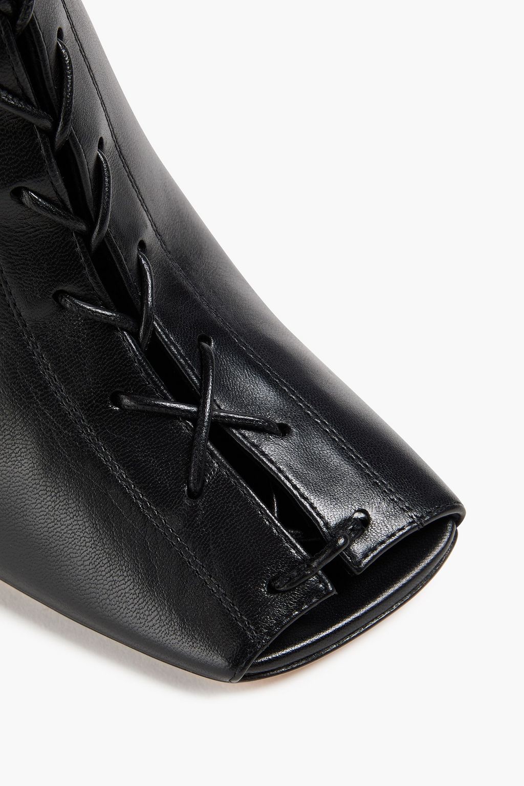 VICTORIA BECKHAM 가죽 레이스업 앵클 부츠