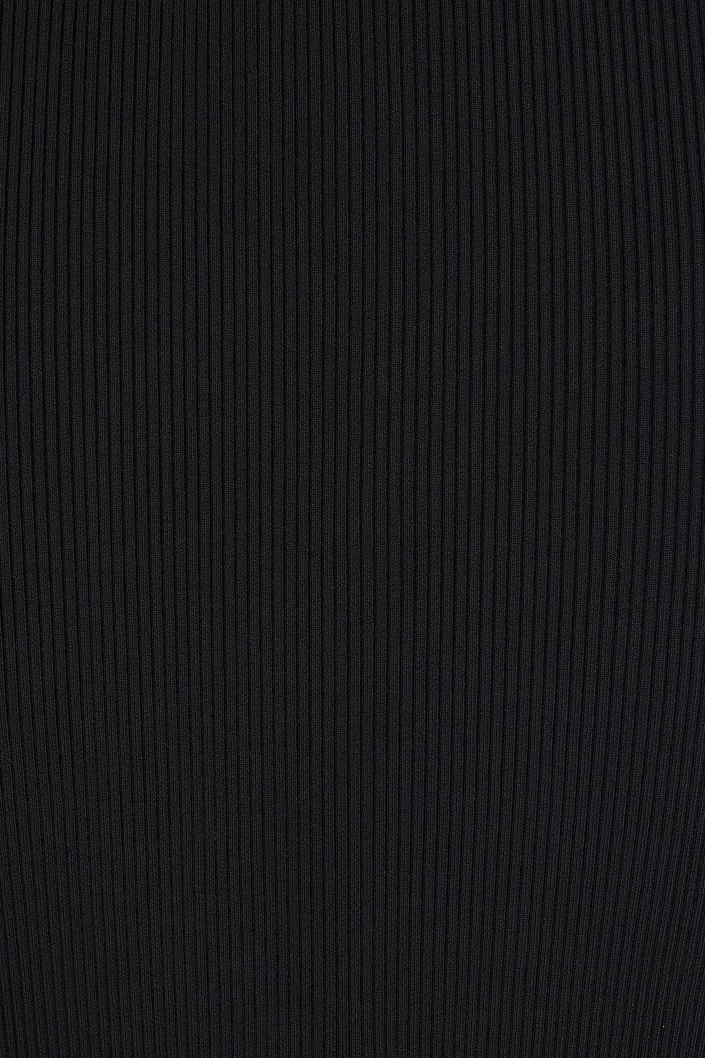 ALTUZARRA تنورة بقصّة مستقيمة متوسطة الطول من نسيج بحبكة مضلّعة