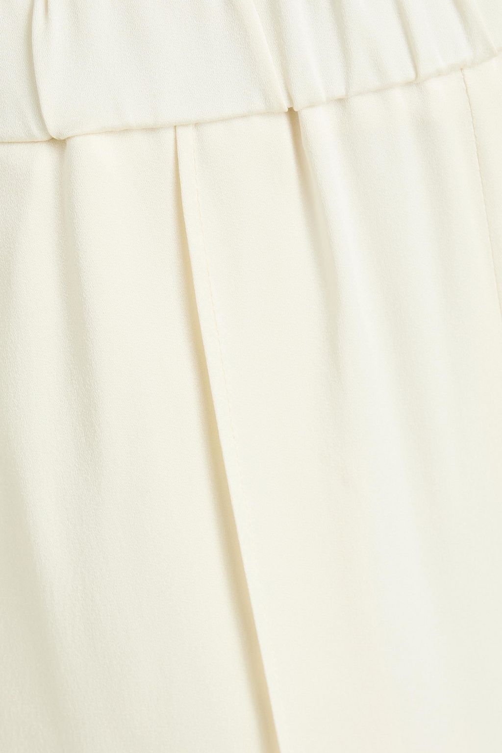 JIL SANDER بنطال بأرجل واسعة من ساتان كريب