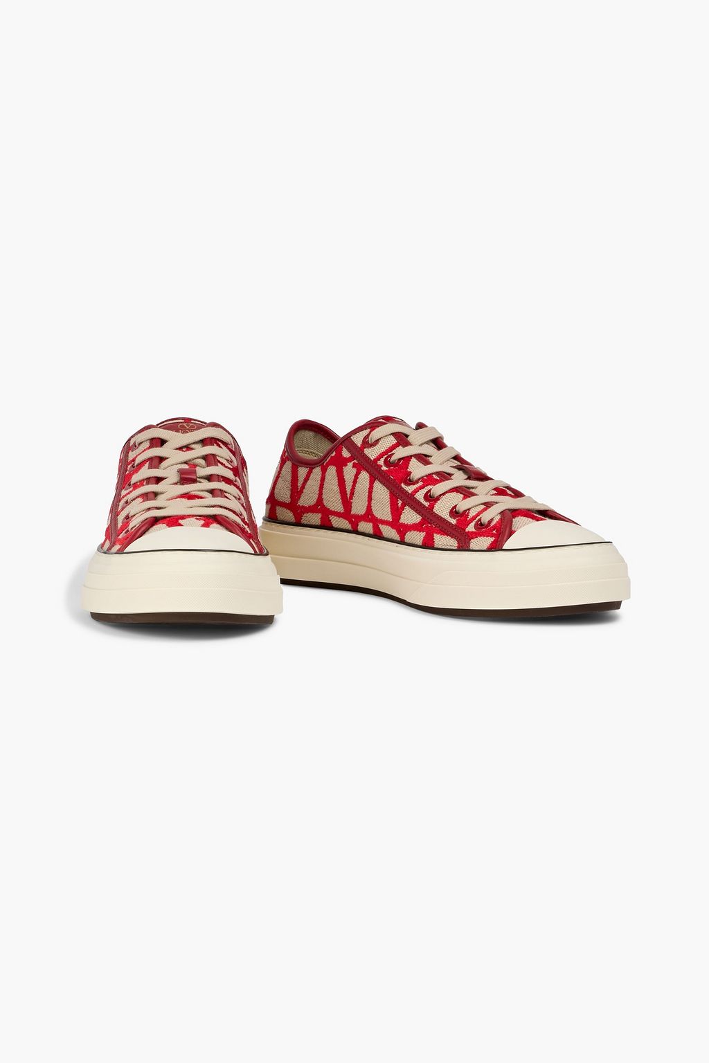 VALENTINO GARAVANI Toile Iconographe jacquard sneakers