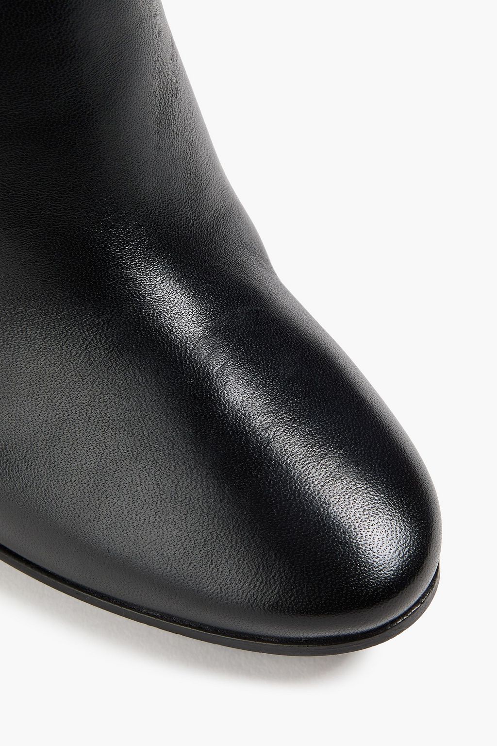 JIMMY CHOO بوت "ريديا 100" بطول الركبة من الجلد