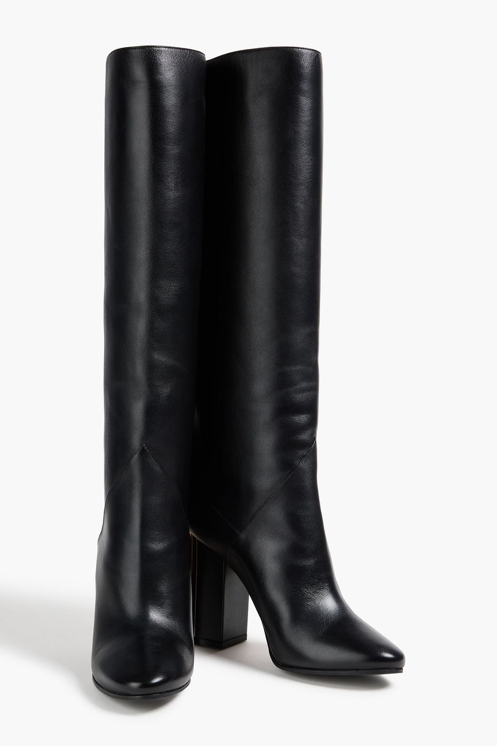 JIMMY CHOO بوت "ريديا 100" بطول الركبة من الجلد