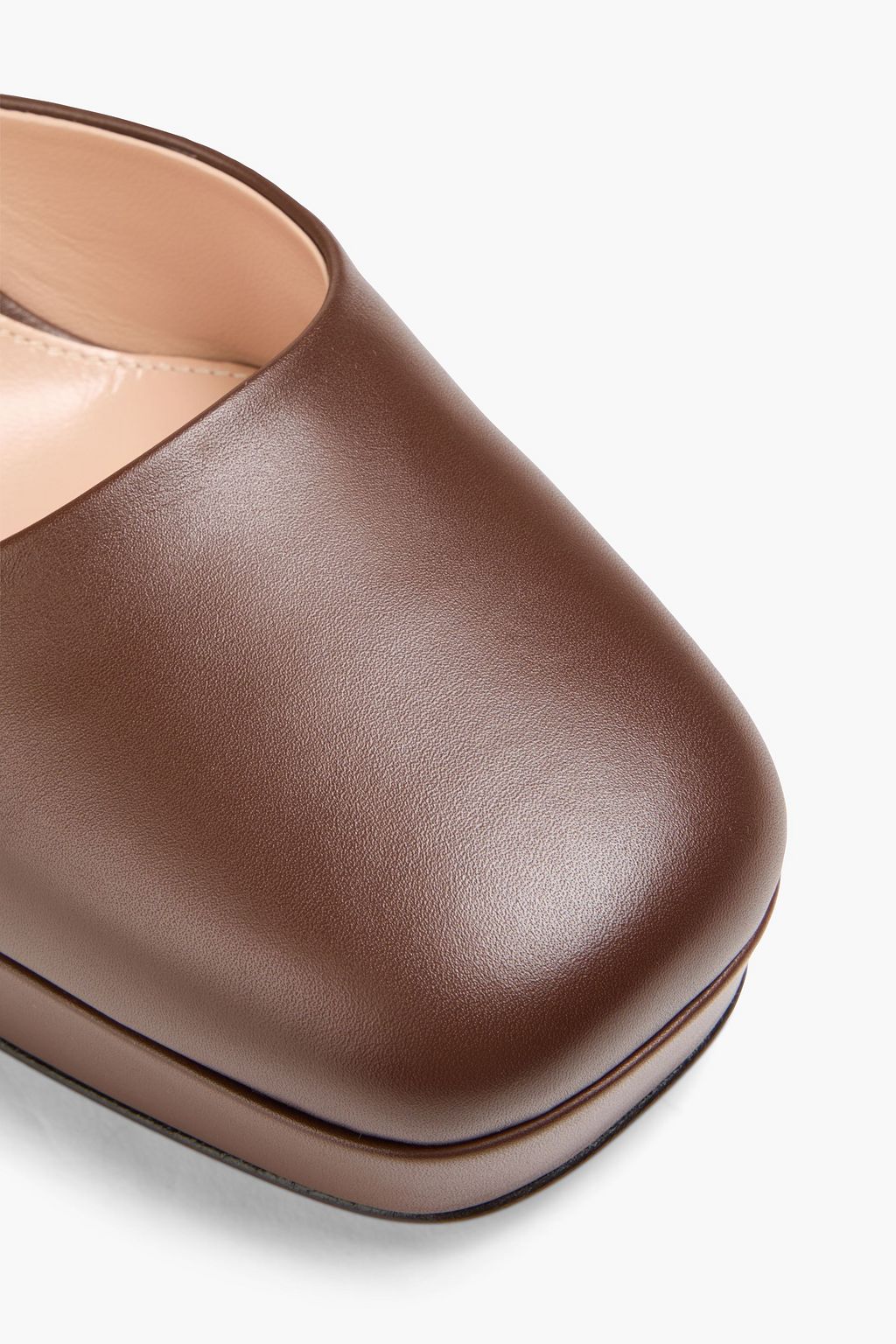 GIANVITO ROSSI Vian Vian leather platform pumps