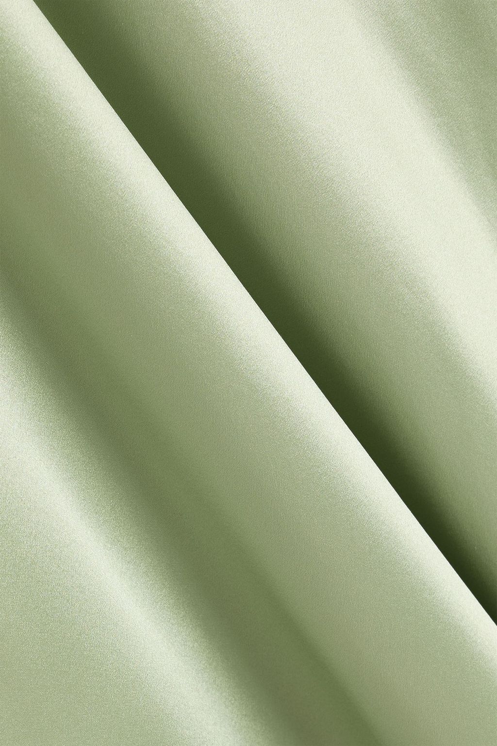 MICHELLE MASON Twisted cutout silk-satin gown