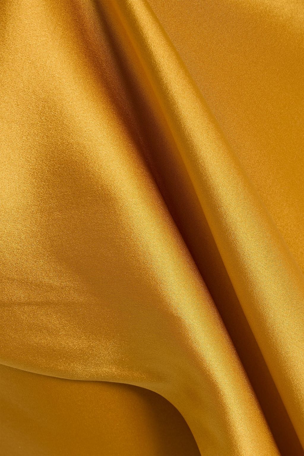 MICHELLE MASON Silk-satin wrap gown