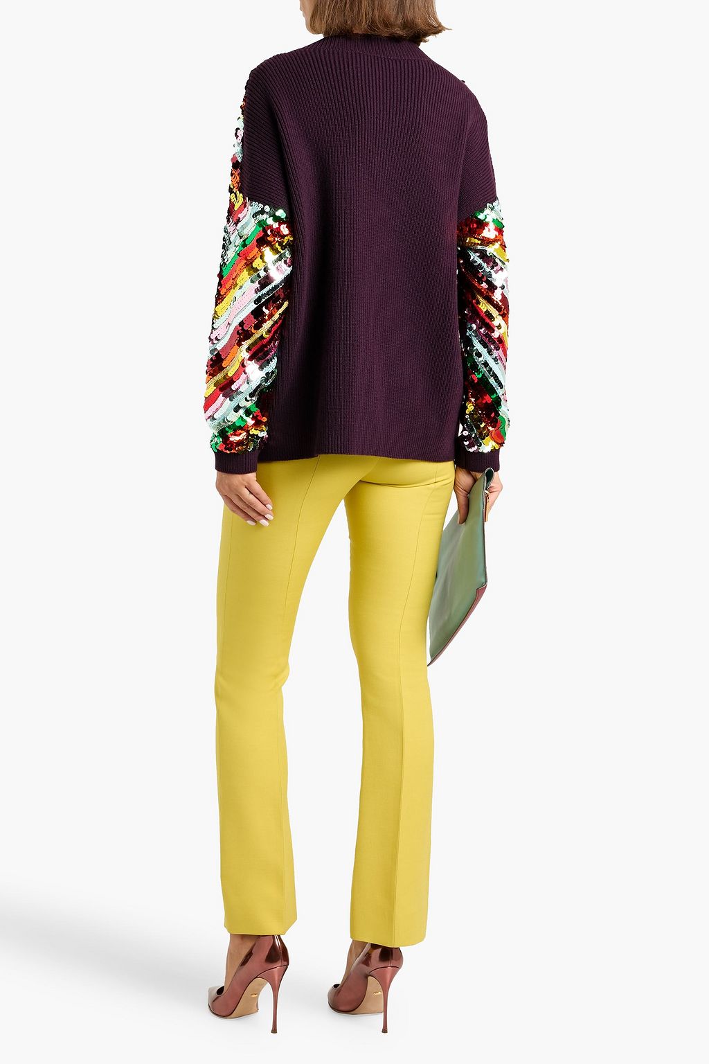 VALENTINO GARAVANI Sequin-embellished wool sweater