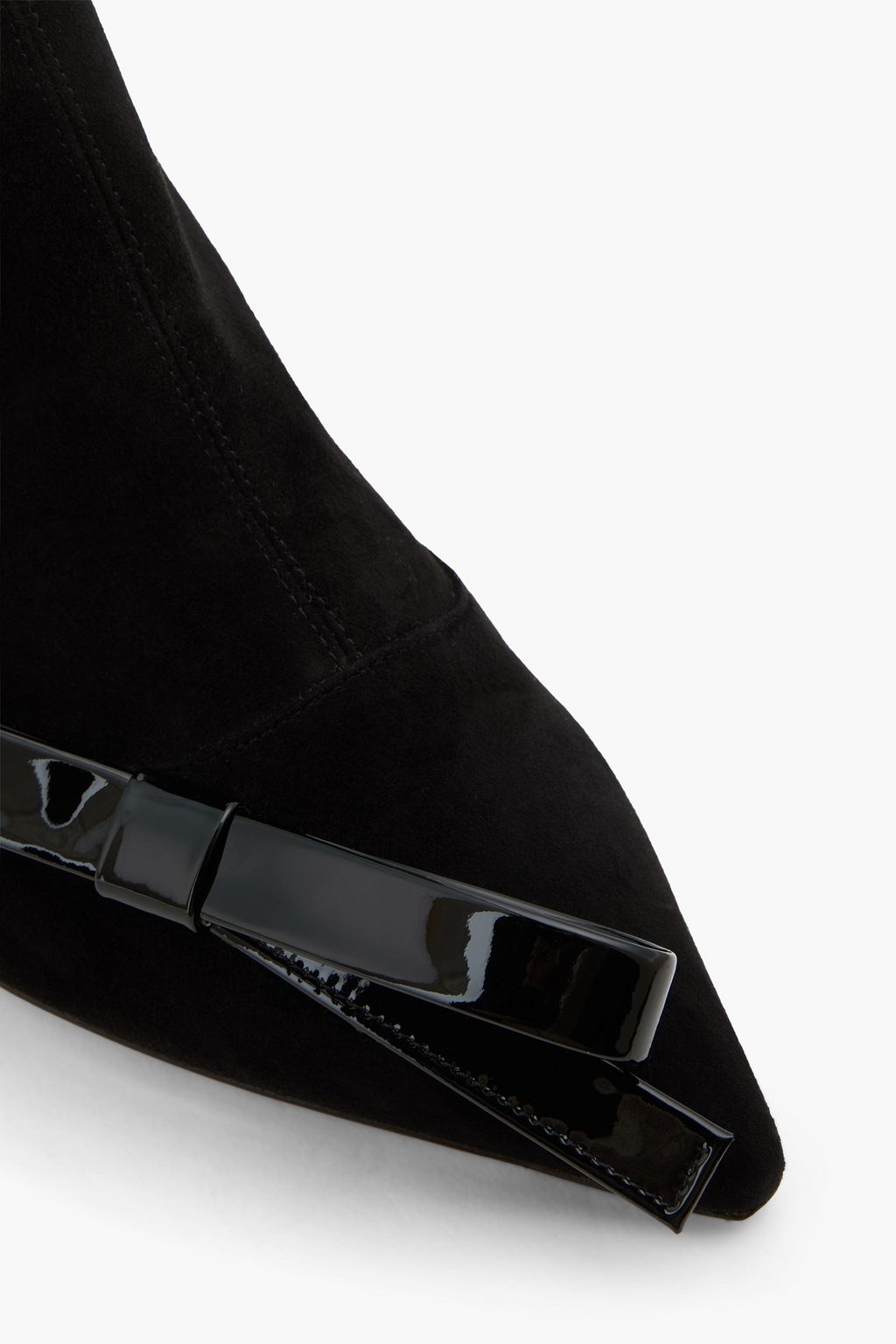 ROGER VIVIER Bow-detailed suede ankle boots