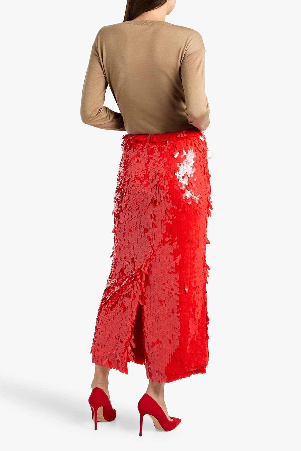 VALENTINO GARAVANI Cashmere and silk-blend sweater