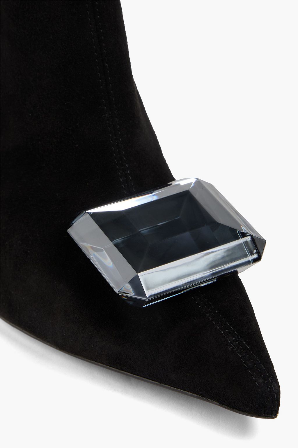 GIANVITO ROSSI Jaipur embellished suede ankle boots