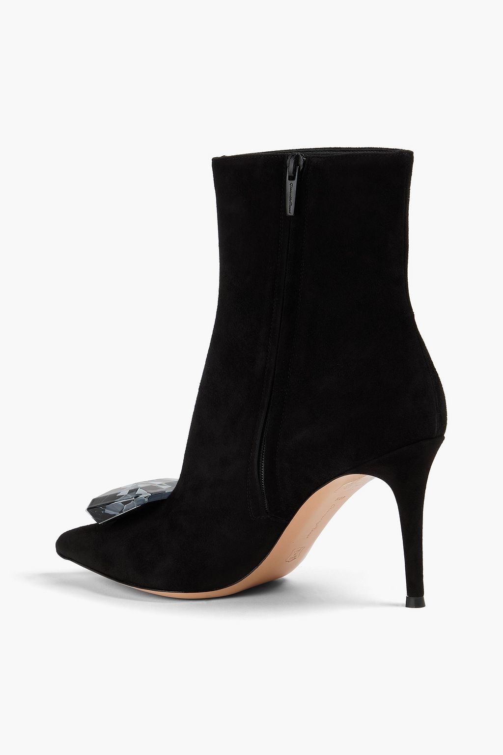 GIANVITO ROSSI Jaipur embellished suede ankle boots